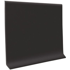 ROPPE Black 4 in. x 1/8 in. x 120 ft. Thermoplastic Rubber Wall Cove Base Coil