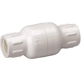 Homewerks Worldwide 1/2 in. FIP x 1/2 in. FIP Schedule 40 PVC Check Valve