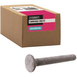 Everbilt 1/2 in.-13 x 4 in. Galvanized Carriage Bolt (25-Pack)