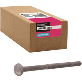 Everbilt 1/2 in.-13 x 10 in. Galvanized Carriage Bolt (25-Pack)