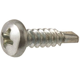 Everbilt #8 x 5/8 in. Zinc Plated Phillips Pan Head Sheet Metal Screw (100-Pack)