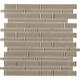 MSI Smoky Sky Interlocking 12 in. x 13.25 in. Glossy Glass Patterned Look Wall Tile (10 sq. ft./Case)