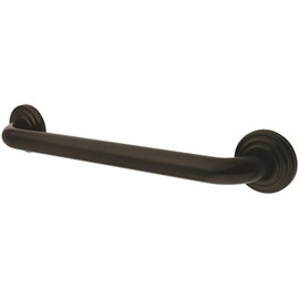 Kingston Brass Decorative 36 in. x 1-1/4 in. Grab Bar in Oil Rubbed Bronze