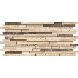 MSI Ashlar Rock Interlocking 8.38 in. x 18 in. Mixed Multi-Surface Floor and Wall Tile (1 sq. ft./Each)