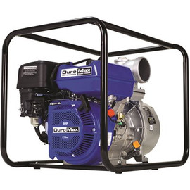 DUROMAX 9 HP 4 in. Portable Utility Gasoline Powered Water Pump