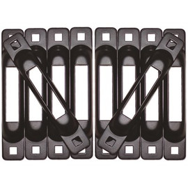 SNAP-LOC E-Track Single Strap Anchor in Black (10-Pack)