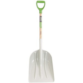 Ames 27.5 in. D-Handle Poly Grain Scoop Shovel