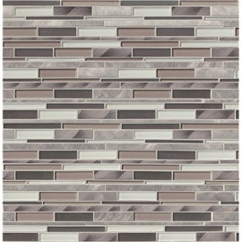 MSI Cityscape Interlocking 11.88 in. x 15.25 in. Textured Multi-Surface Metal Look Wall Tile (9.8 sq. ft./Case)