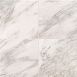 MSI Greecian White Riptide 18 in. x 18 in. Polished Marble Look Floor and Wall Tile (11.25 sq. ft./Case)