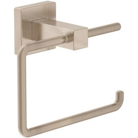 Symmons Duro Wall-Mounted Toilet Paper Holder in Satin Nickel