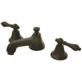 Kingston Brass 8 in. Widespread 2-Handle Mid-Arc Bathroom Faucet in Oil Rubbed Bronze