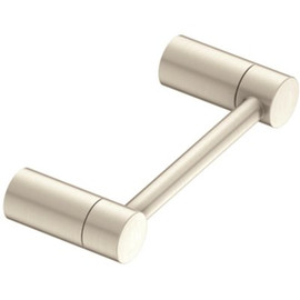 MOEN Align Pivoting Double Post Toilet Paper Holder in Brushed Nickel