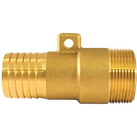 Apollo 1-1/4 in. Barb x 1-1/4 in. Male Pipe Thread Brass Rope Adapter