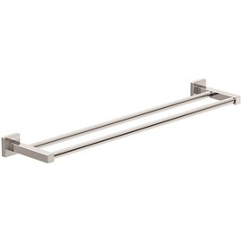 Symmons Duro 24 in. Wall-Mounted Double Towel Bar in Polished Chrome