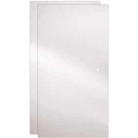 Delta 29-1/32 in. x 67-3/4 in. x 1/4 in. (6 mm) Frameless Sliding Shower Door Glass Panels in Frosted (For 50-60 in. Doors)