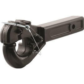 CURT 10,000 lbs. Receiver-Mount Trailer Hitch Pintle Hook (2 in. Shank, Fits 2-1/2 in. Lunette Eyes)
