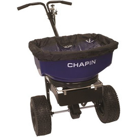 Chapin 82088B 80-Pound Professional Sure Spread Ice Melt and Salt Spreader with Baffles