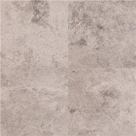 MSI Tundra Gray 18 in. x 18 in. Polished Marble Stone Look Floor and Wall Tile (9 sq. ft./Case)