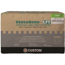 Custom Building Products VersaBond-LFT 50 lbs. White Fortified Medium Bed Mortar