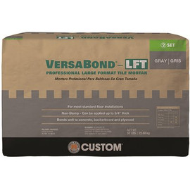 Custom Building Products VersaBond-LFT 50 lb. Gray Fortified Medium Bed Mortar