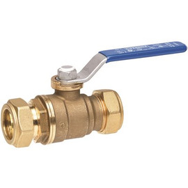 Everbilt 1/2 in. COMP x 1/2 in. COMP Standard Port Lead Free Brass Ball Valve