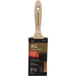 PRIVATE BRAND UNBRANDED PRO 2.5 in. Trylon Flat Cut Beaver Tail Paint Brush