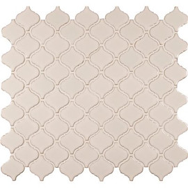 MSI Bianco Dolomite Arabesque 11.75 in. x 12.25 in. Glossy Porcelain Patterned Look Wall Tile (10.95 sq. ft./Case)