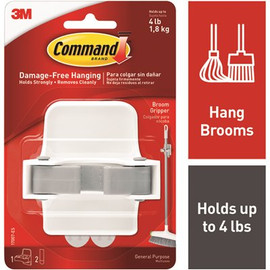 Command Broom Gripper (Case of 12,1 Gripper, 2 Strips/Pack)