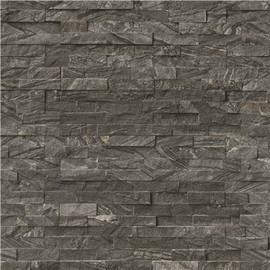 Glacial Black Ledger Panel 6.25 in. x 24 in. Matte Marble Wall Tile (60 sq. ft./Pallet)