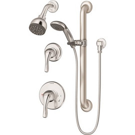 Symmons Origins 2-Handle 1-Spray Shower Faucet with Hand Shower in Chrome (Valve Included)