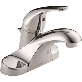 Delta Foundations 4 in. Centerset Single-Handle Bathroom Faucet in Chrome