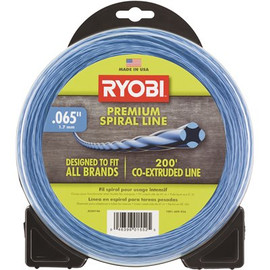 RYOBI 0.065 in. x 200 ft. Heavy-Duty Spiral Corded and Cordless Trimmer Line