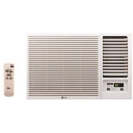 LG Electronics 18,000 BTU 230-Volt Window Air Conditioner LW1816HR with Cool, Heat and Remote in White