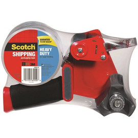 Scotch 1.88 in. x 54.6 yds. Heavy Duty Shipping Packaging Tape with Dispenser