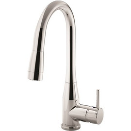 Symmons Sereno Single-Handle Pull-Down Sprayer Kitchen Faucet in Polished Chrome