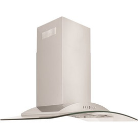 ZLINE Kitchen and Bath 30" Convertible Vent Wall Mount Range Hood in Stainless Steel & Glass