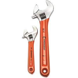 Crescent 6 in. and 10 in. Adjustable Cushion Grip Wrench Set (2-Piece)