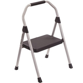 Gorilla Ladders 1-Step Steel Compact Step Stool, 225 lbs. Load Capacity Type II Duty Rating