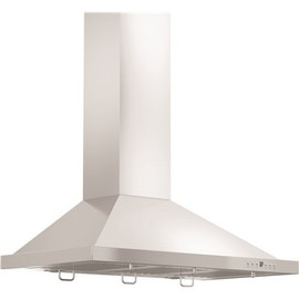 ZLINE Kitchen and Bath 48" Convertible Vent Wall Mount Range Hood in Stainless Steel with Crown Molding (KBCRN-48)