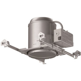 Halo E26 5 in. Air-Tite IC Rated New Construction Aluminum Recessed Housing for Ceiling, Insulation Contact