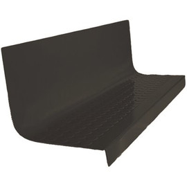 ROPPE Vantage Circular Profile Black 20.4 in. x 48 in. Rubber Square Stair Tread