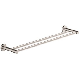Symmons Dia 18 in. Wall-Mounted Double Towel Bar in Polished Chrome