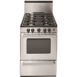 Premier ProSeries 24 in. 2.97 cu. ft. Gas Range in Stainless Steel