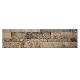 Aspect 23.6 in. x 5.9 in. Medley Slate Peel and Stick Stone Decorative Tile Backsplash