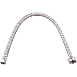 DuraPro 3/8 in. Compression x 7/8 in. Metal Ballcock x 9 in. Braided Stainless Steel Toilet Connector