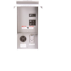Siemens Temporary Power Outlet Panel 20 and 50 Amp Receptacles - Unmetered