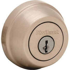 Kwikset 785 Series Satin Nickel Double Cylinder Deadbolt featuring SmartKey Security