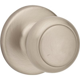 Kwikset Cove Satin Nickel Passage Hall/Closet Door Knob