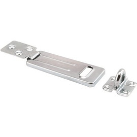 Prime-Line Safety Hasp, 4-1/2 in., Steel Construction, Zinc Plated Finish