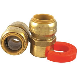 SharkBite 3/4 in. Push-to-Connect x FIP Brass Water Heater Connection Kit